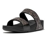 Fitflop Lulu 2 Bar Glitter Polyurethan Damen Sandalen Schwarz/Multi EU 38 / UK 5