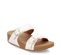 Fitflop Lulu Adjustable Slide - Leather WIT - Größe 36