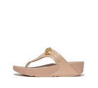 Fitflop LULU CHUNKY-SNAFFLE LEATHER TOE-POST SANDALS