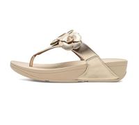 Fitflop Lulu Flower Zehensteg-Polyurethan Damen Platino Sandalen EU 38 / UK 5