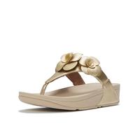 Fitflop Lulu Flower Zehensteg-Polyurethan Damen Platino Sandalen EU 39/UK 6