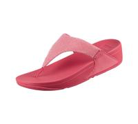 FitFlop Lulu FZ7-B09 Rosy Coral Lulu Shimmerlux Toe Post Sandals für Damen, rosa, Größe 36 EU