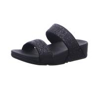 FitFlop LULU GLITTER SLIDES für Damen, schwarz, Größe 42 EU