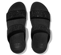 Fitflop Damen Lulu Keilsandale, Schwarz Glitter, 42 EU