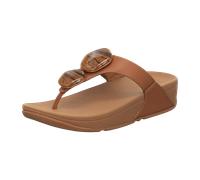 FitFlop Lulu marbled-stone toe für Damen, braun, Größe 41 EU