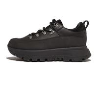 Fitflop Neo D Hyker Damen-Sneaker, wasserdicht, Leder, Neo D Hyker, wasserdichte Leder-Sneaker, Schwarz, 38 EU