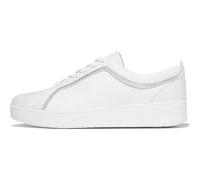 Fitflop Damen Rally Crystal-Trim Leather Sneakers Sneaker, Urban White, 37 EU