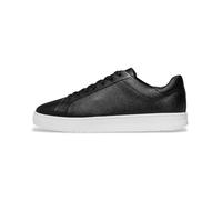 Fitflop Rally II Herren-Sneaker aus getrommeltem Leder, Schwarz, Größe 47, Schwarz, 47 EU