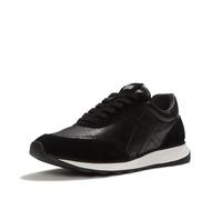 Fitflop Retro-Q FF Metallic-Fabric/Suede Sneakers ZWART - Größe 40