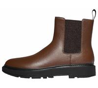 Fitflop SKANDI Chelsea-Stiefel für Herren, getrommeltes Leder, Mokkabraun 47, mokkabraun, 47 EU