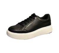 Sneaker FITFLOP "RTG SEQUIN", Damen, Gr. 39, schwarz, Leder, Lederimitat, casual, Schuhe, Plateausneaker, Schnürschuh im Retro Look (81298217-39) schwarz