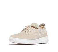 FitFlop Damen Sneakers Super-Q Knit Slip-ON Laced JH9 Paris Beige-40