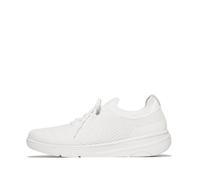 FitFlop Superq Knit Damen-Sneaker zum Reinschlüpfen, Schnürschuh, weiß, 41 EU