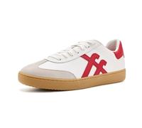 Fitflop The Dash Mens T-Toe Leather Sneakers WIT - Größe 44