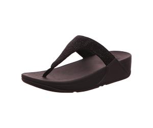 FitFlop Toe Post Sandals für Damen, schwarz, Größe 39 EU