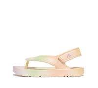 Fitflop Unisex-Kinder Iqushion Flip-Flops für Kleinkinder, Ombre-Pearl, Urban White Mix, 25 EU