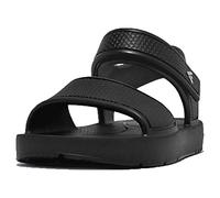 Fitflop Unisex Kinder Iqushion Kids Ergonomic Back Strap Sandale, Schwarz, 22.5 EU