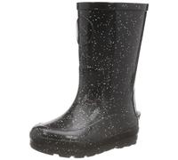 Fitflop Unisex Kinder Wonderwelly Sparkle Für Kleinkinder Mode-Stiefel, Schwarz Glitter, 23 EU