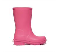 Fitflop Unisex WONDERWELLY Kids JUNIOR Ergonomic RAIN Boots Fashion, Pink Jam