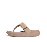 Fitflop Damen F-Mode Go Adjustable Flatform Toe-Post Sandale, beige, 40 EU