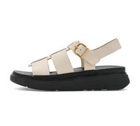 Fitflop Womens Gen-ff Leather Fisherman Slides Sandals White
