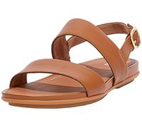 Fitflop Damen Gracie Flache Sandale, Hellbraun, 36 EU Schmal