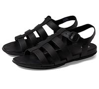 Fitflop Women's Gracie Rubber-Buckle Leather Fisherman Sandals, Schwarz, 4 UK Narrow