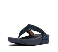 FitFlop Zehenstegsandalen Lulu Glitter Damen – natürliche Fußgewölbestütze – Blau 41