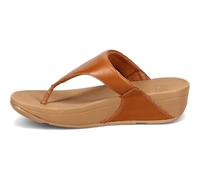 Fitflop Damen Lulu Leather Toe Post Flipflop, Rose Gold, 38.5 EU