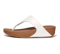 Fitflop Women's Lulu Leather Toe Separator Sandals, White, 5.5 UK