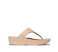 Fitflop Damen Lulu Leather Toepost Sandale, beige, 40 EU