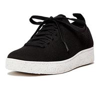 Fitflop Women's Rally e01 Multi-Knit Trainers Sneaker, Black, 4 UK