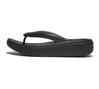 Zehentrenner FITFLOP "RELIEFF RECOVERY TOE-POST SANDALS - TONAL RUBBER" Gr. 39, schwarz Damen Schuhe Zehentrenner mit Microwobbleboard - komfortables Fußbett (48614030-39)