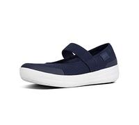 Fitflop Women's Uberknit Mary Janes Flat, Royal Blue Mix, 5.5 UK