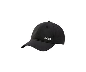 Fitted Cap BOSS GREEN "Lach-RS", Herren, schwarz (schwarz 001), Web, Kunstfaser, unifarben, Caps, Technical Sport Ripstop, UV-Protection, Weite verstellbar, unisex (51062219-0) schwarz 001