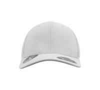Fitted Cap FLEXFIT "Flexfit Unisex 110 Cool & Dry Mini Pique", Gr. onesize, silber, 63% Polyester, 34% Baumwolle, 3% Elasthan, unifarben, Caps (33463219-0) silber