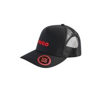 HUGO Basecap aus reiner Baumwolle Modell 'MARSEL' in Black, Größe 1