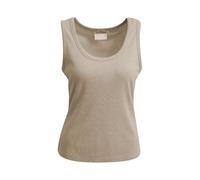 FITTED METALLIC RIB TANKTOP XL
