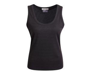 FITTED METALLIC RIB TANKTOP XS