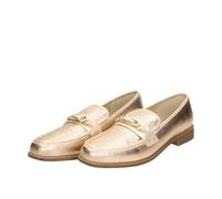 Fitters Damen Loafers Doro in pink metallic, modische Schuhe in Übergröße,Bequemer Loafer, Große Damenschuhe/Damenschuhe in Übergröße, Doro pink PU metallic 44
