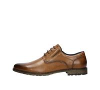 Fitters Herren Business Schuh Max in Farbe Cognac PU, Herrenschuhe in Übergröße - große Herrenschuhe, Max 53 EU Cognac PU