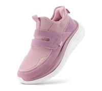 FitVille Cloud Wanderer V5 Sportschuhe Damen mit Weisse Sohle größe 37 Weit Rosa