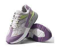 FitVille Damen Laufschuhe Extra Weit Walking Schuhe Turnschuhe Breite Sportschuhe Fitnessschuhe Bequeme Sneakers Schuhe für Plantarfasziitis Lila 42.5 EU Weit