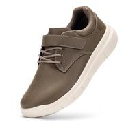 FitVille Extra Weit Herren Gesundheitsschuhe mit aus Microfaser-Leder Business Freizeitschuhe Verstellbaren Sneaker Bequeme Dämpfung Walkingschuhe für Breite Füße