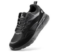 FitVille Extra Weit Laufschuhe Damen Sportschuhe Walking Schuhe Breite Turnschuhe Leichte Joggingschuhe Bequeme Sneaker,Schwarz,39 EU,X-Weit