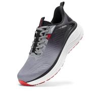 FitVille Extra Weite Laufschuhe Herren Leicht Sportschuhe Atmungsaktive Joggingschuhe Outdoor Turnschuhe Bequeme Dämpfung Sneaker für Breite Füße Schwarz/Hellgrau 46 EU Weit