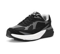 FitVille Extra Weite Laufschuhe Herren Sneaker rutschfeste Turnschuhe Sportschuhe Breit Joggingschuhe Fitnessschuhe Bequeme Walking Schuhe Breite Füße Running Shoes Man Schwarz 50 EU X-Weit