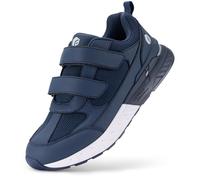 FitVille Herren Rebound Core Weite Schuhe 4e Laufschuhe mit Klettverschluss Herren Blau größe 41 U X-Weit