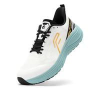 FitVille Laufschuhe Herren Extra Weite Sneaker Outdoor Joggingschuhe Dämpfung Sportschuhe Bequeme Atmungsaktive Turnschuhe Fitness Jogging Walkingschuhe Weiß/Blaugrau 44 EU X-Weit