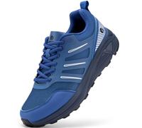 FitVille Laufschuhe Herren Extra Weite Traillaufschuhe Straßenlaufschuhe Breit Sneaker Leicht Sportschuhe Outdoor Schuhe Bequeme Fitnessschuhe Trekkingschuhe Navy Skyline 46 EU X-Weit